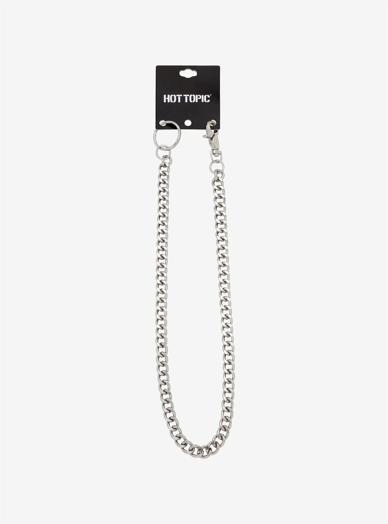 Silver 24 Inch Basic Wallet Chain, , alternate