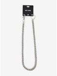 Silver Double Curb 24 Inch Wallet Chain, , alternate