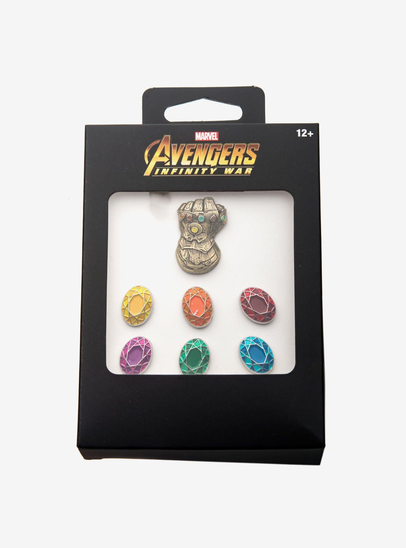 Marvel Avengers: Infinity War Infinity Gauntlet Enamel Pin Set, , alternate