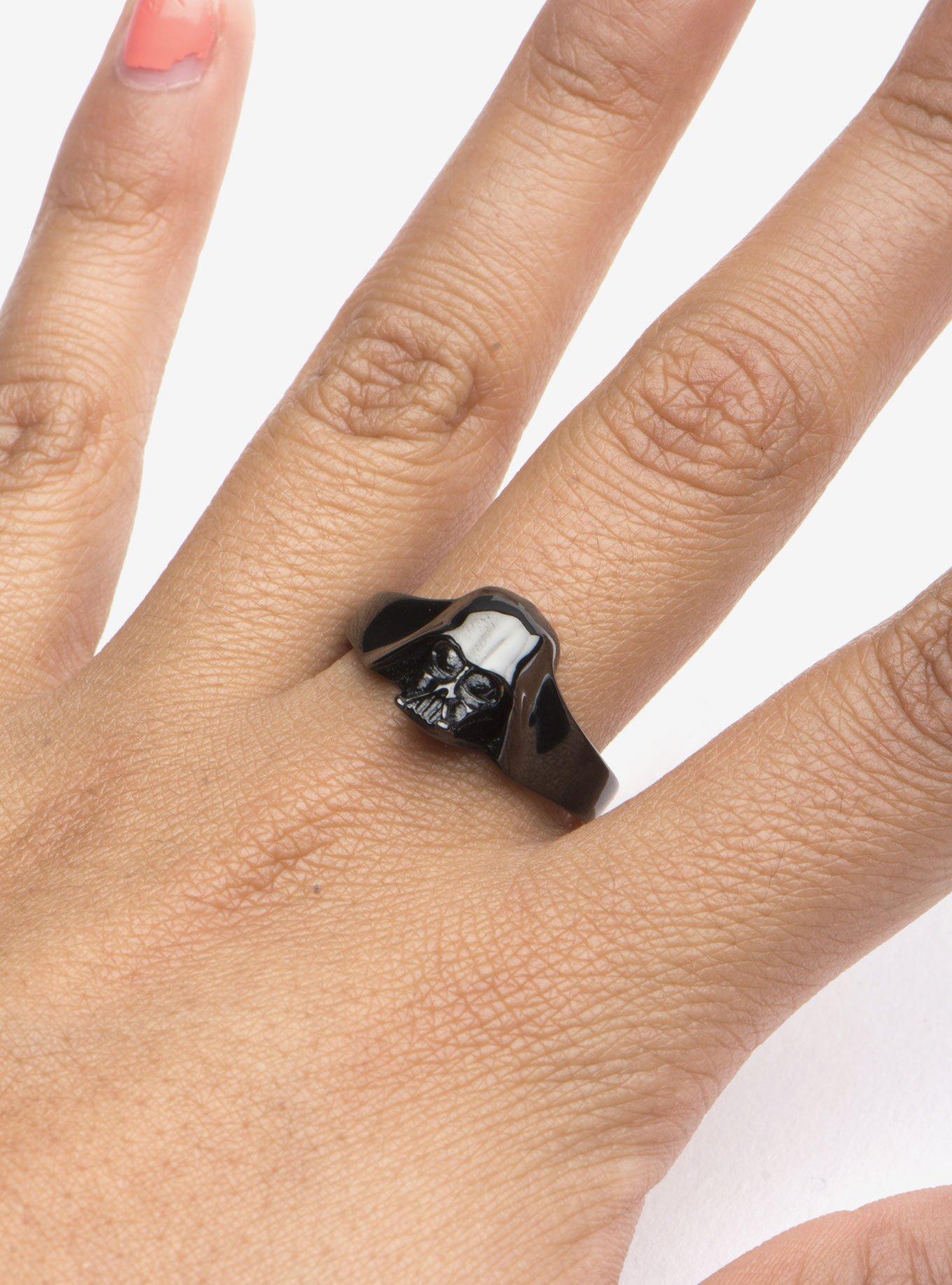Star Wars 3D Darth Vader Ring, BLACK, alternate