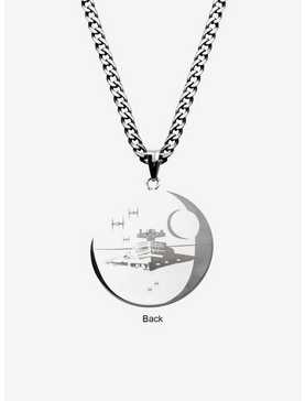 Star Wars Galactic Empire and Death Star Etched Small Pendant, , hi-res