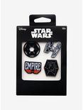 Star Wars Imperial Galactic Empire and Tie Fighter Enamel Pin Set, , alternate