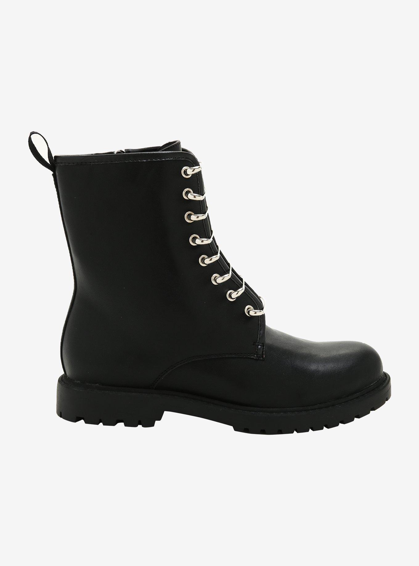 Safety Pin Combat Boots, MULTI, alternate
