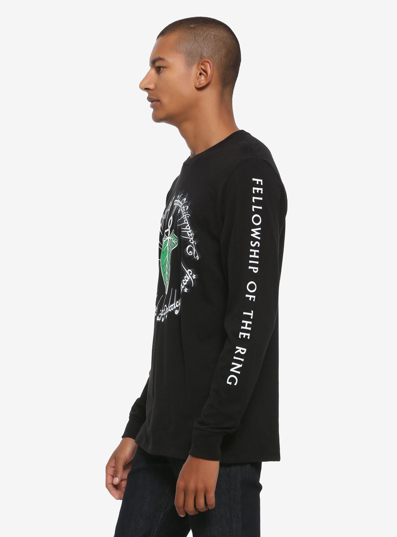 The Lord of the Rings Leaf of Lorien Fellowship of the Ring Long Sleeve T-Shirt, , alternate