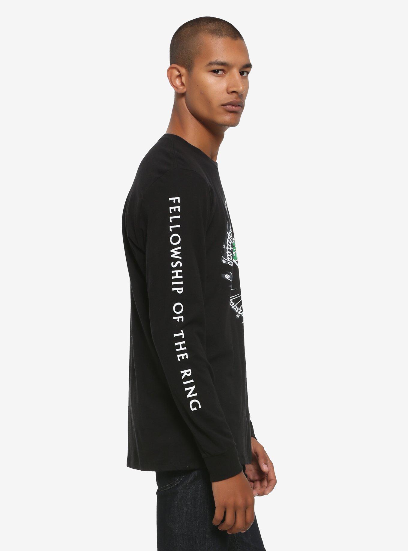 The Lord of the Rings Leaf of Lorien Fellowship of the Ring Long Sleeve T-Shirt, , alternate