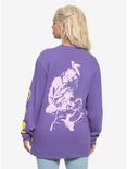 Jojo's Bizarre Adventure: Diamond Is Unbreakable Purple Girls Long-Sleeve T-Shirt, MULTI, alternate