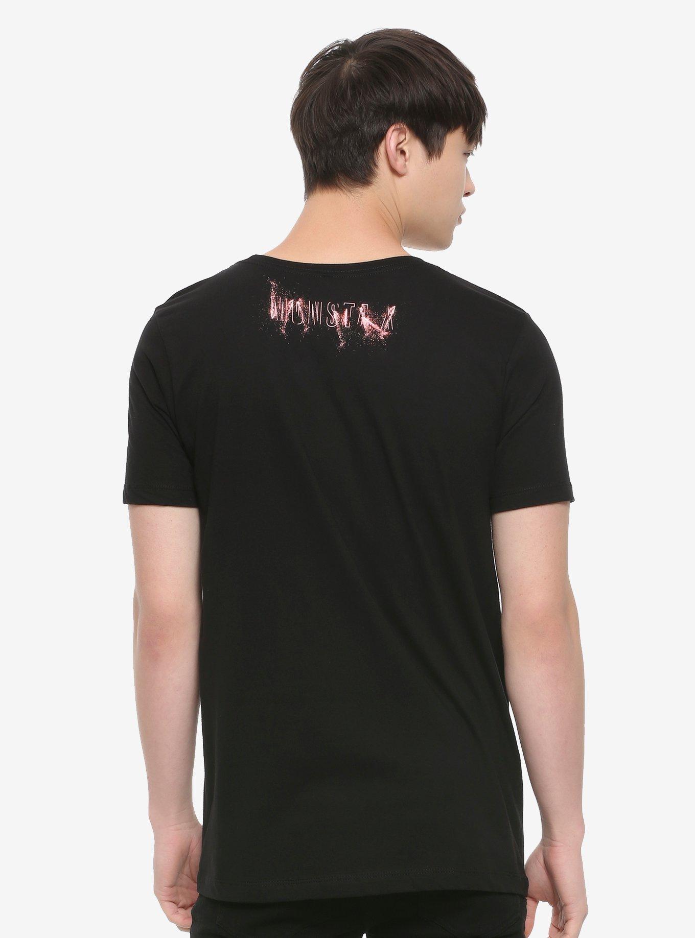 Monsta X Fireworks Logo T-Shirt, BLACK, alternate