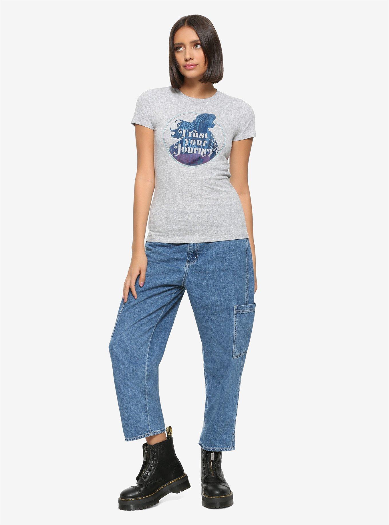 Frozen 2 Anna Trust Your Journey Girls T-Shirt, MULTI, alternate