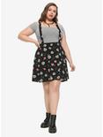 Disney Snow White And The Seven Dwarfs Poison Apple Suspender Skirt Plus Size, BLACK, alternate