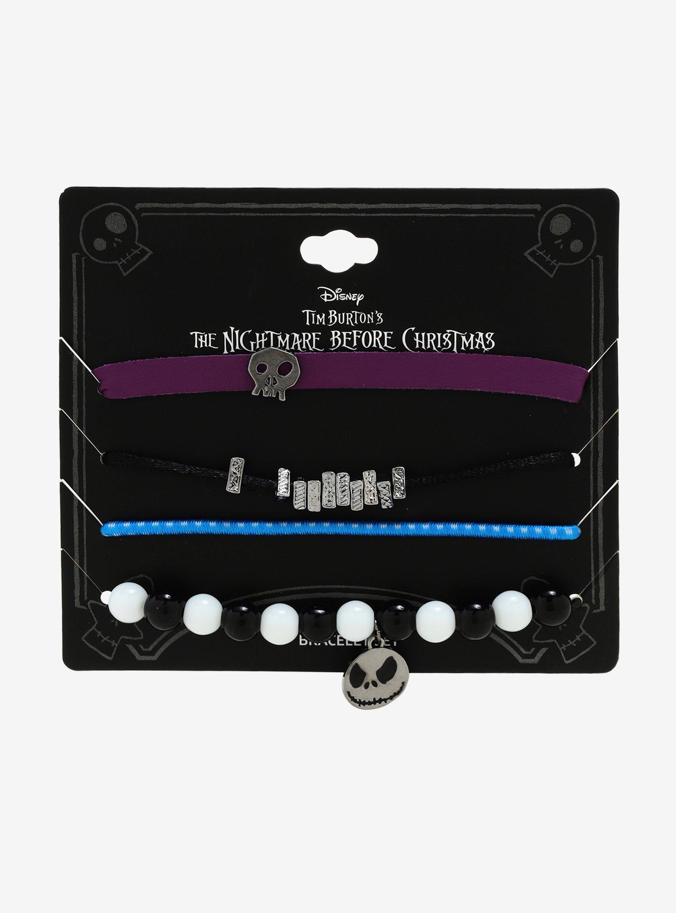 Disney The Nightmare Before Christmas Layered Bracelet Set - BoxLunch Exclusive, , alternate