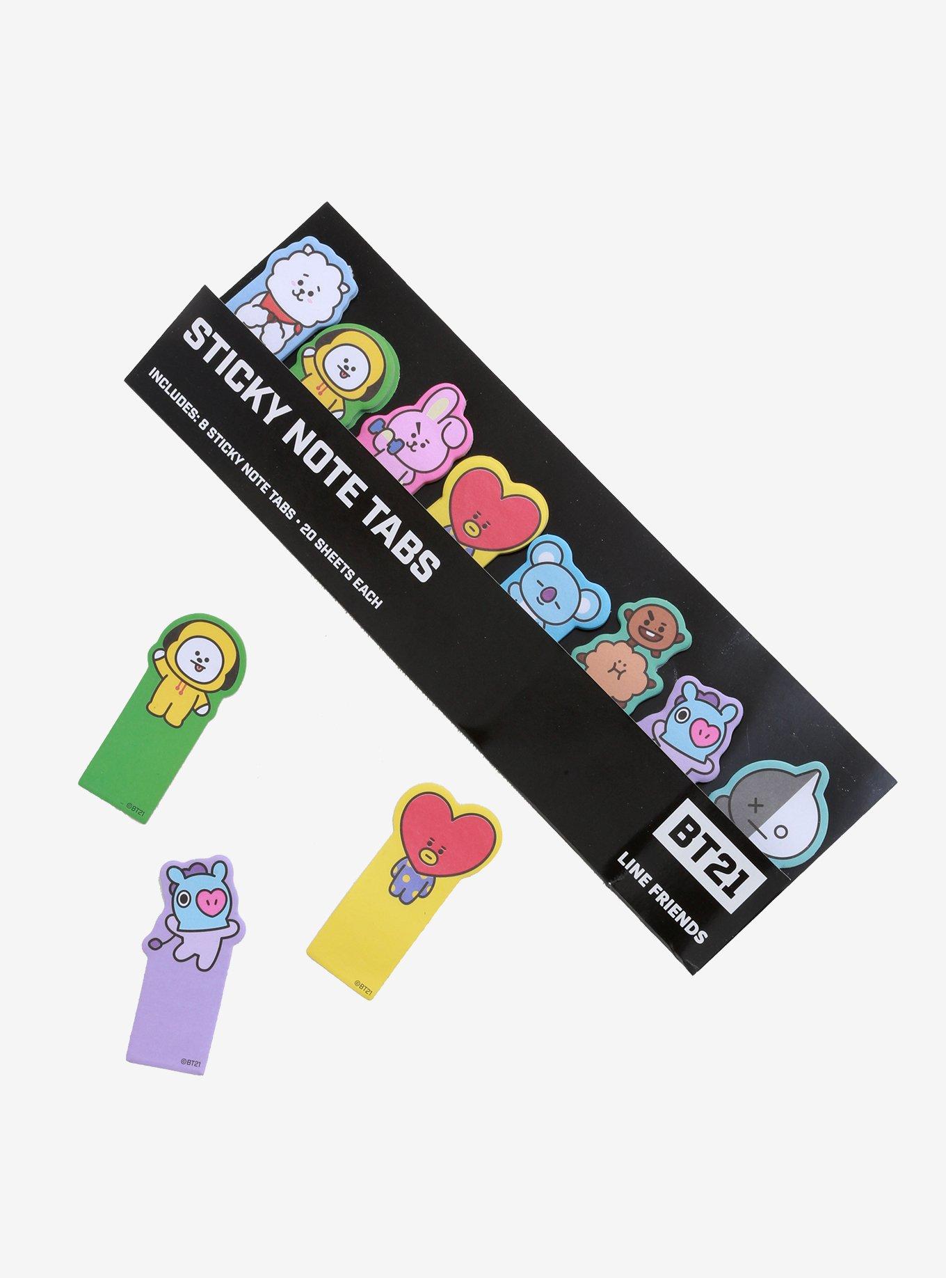 BT21 Characters Sticky Tabs, , alternate