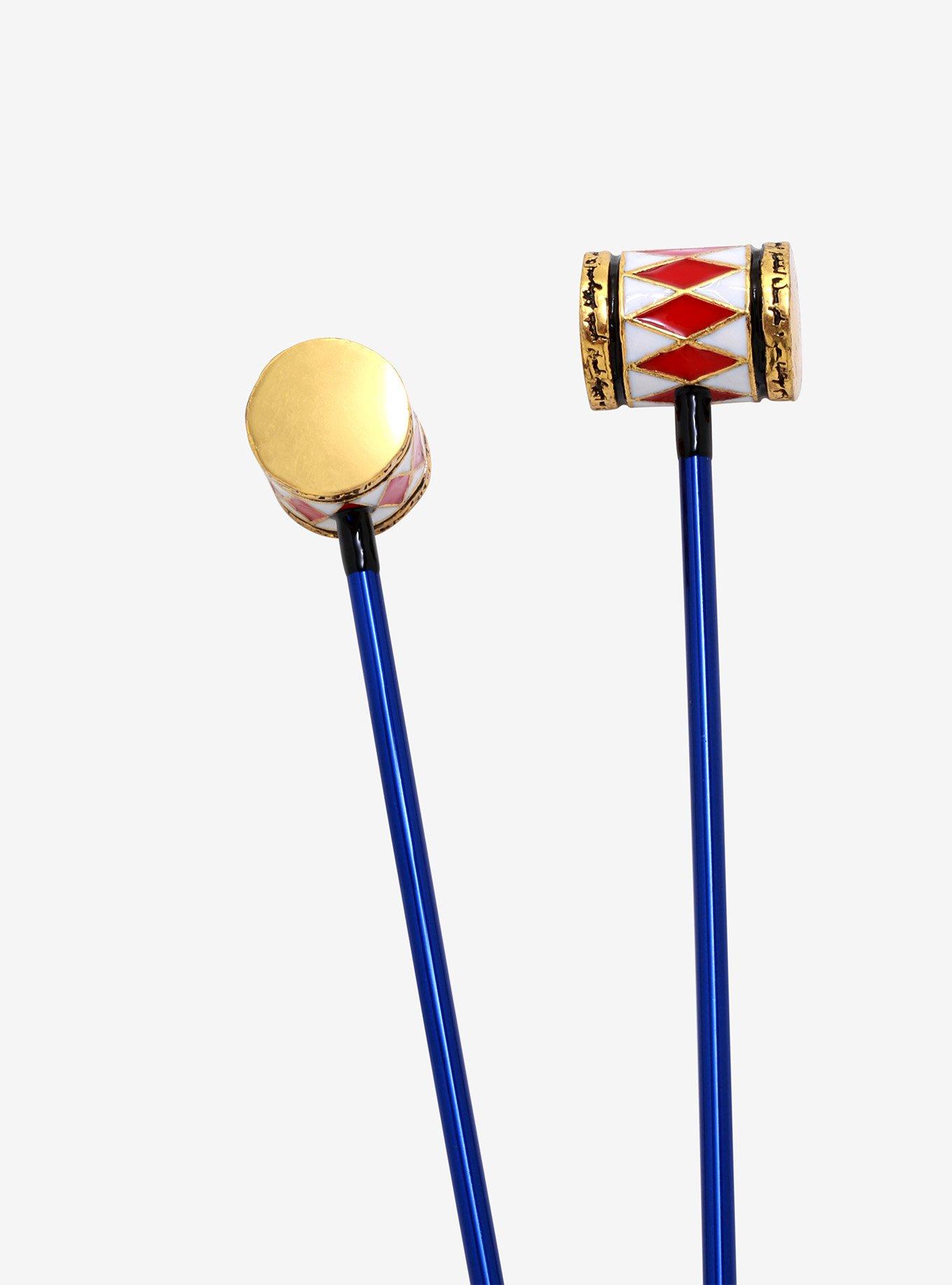 DC Comics Birds Of Prey Harley Quinn Mallet Hair Sticks, , alternate