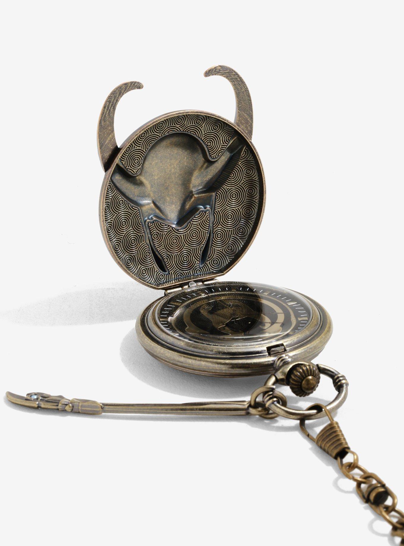 Marvel Loki Pocket Watch, , alternate