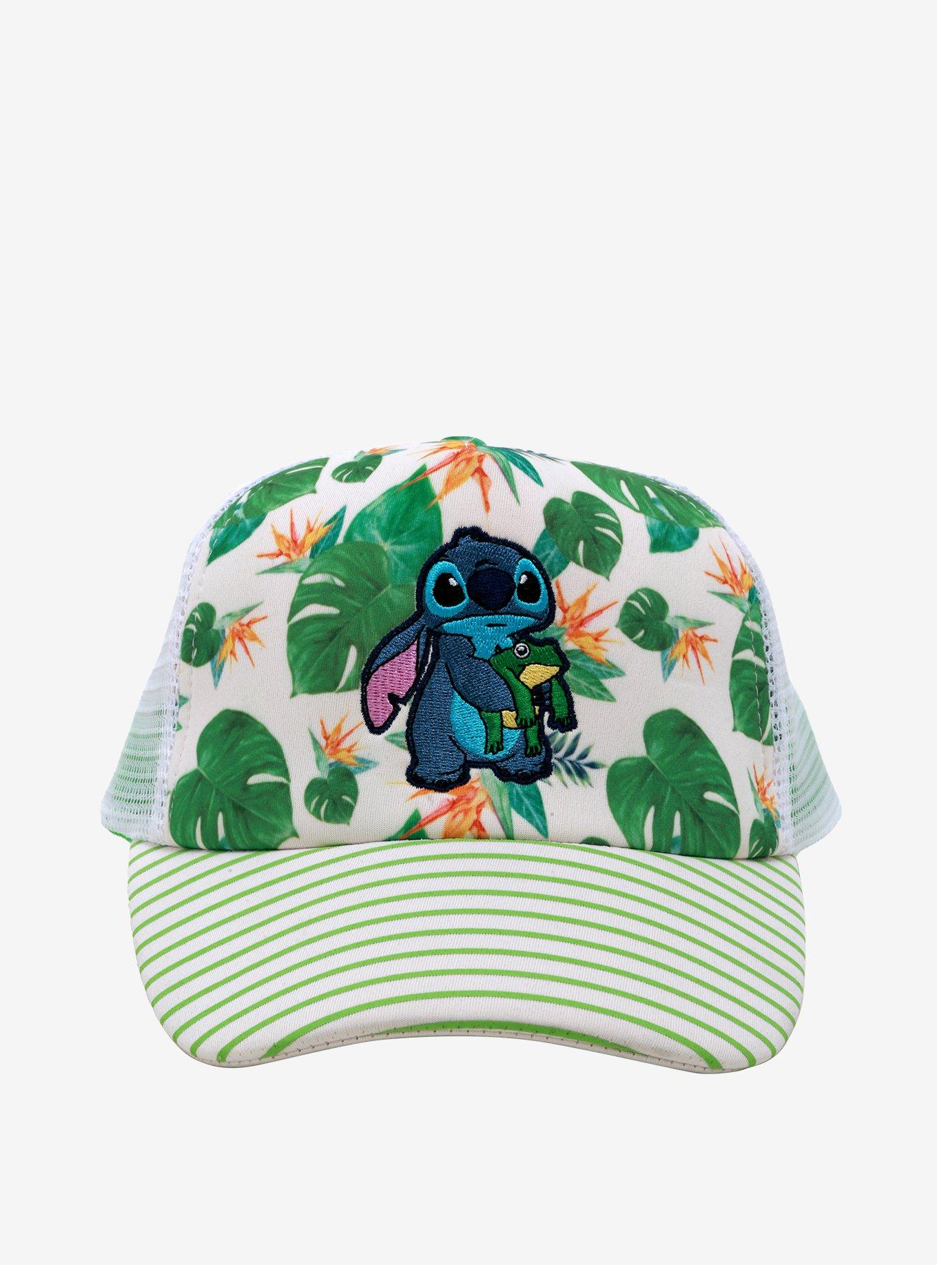 Disney Lilo & Stitch Tropical Frog Trucker Hat, , alternate
