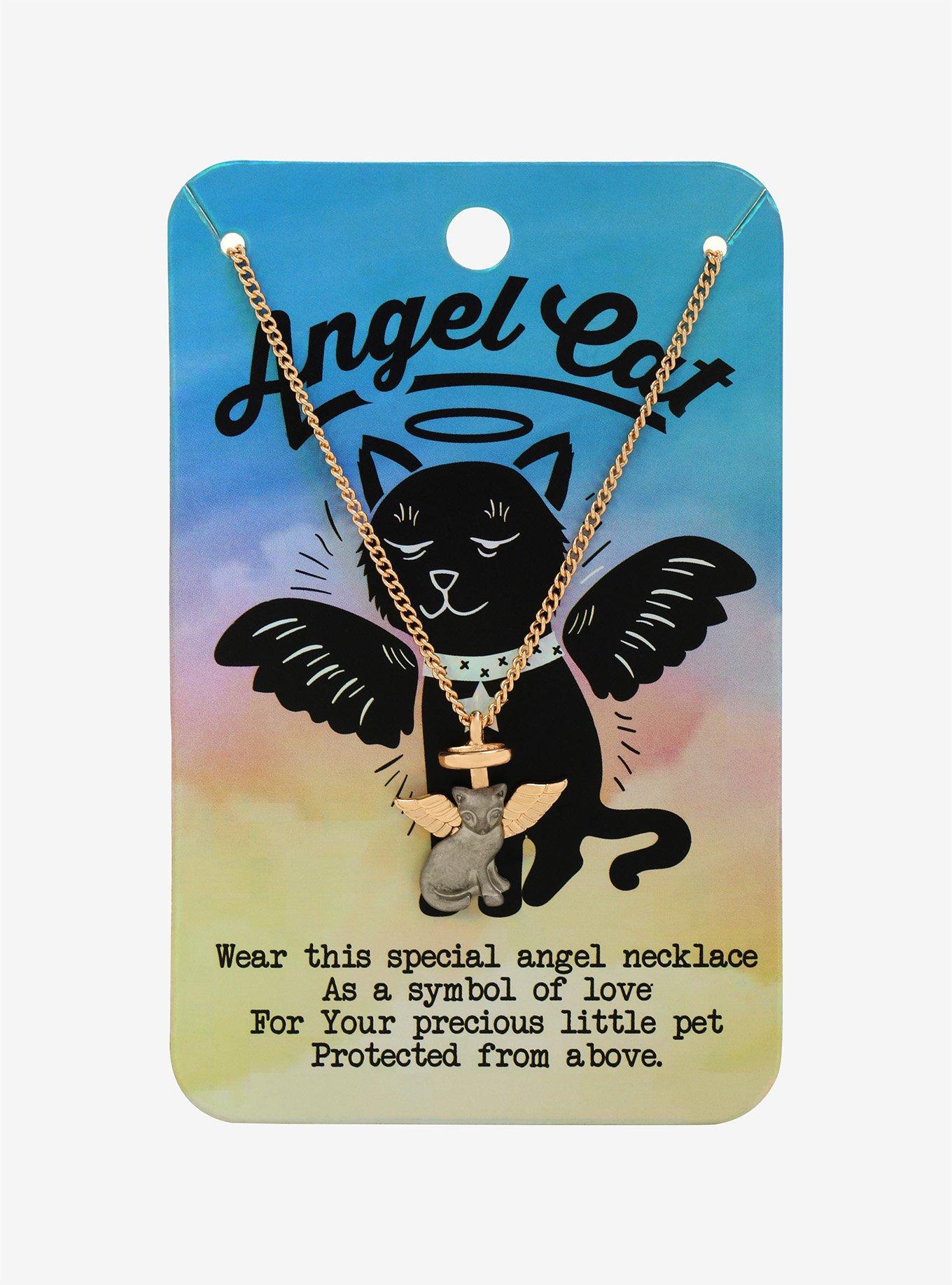 Angel Cat Necklace, , alternate