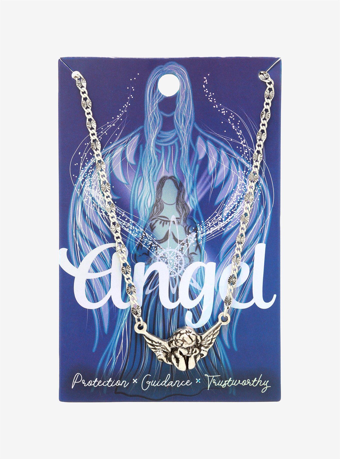 Cherub Angel Necklace, , alternate