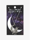 Fairy Opal Moon Necklace, , alternate