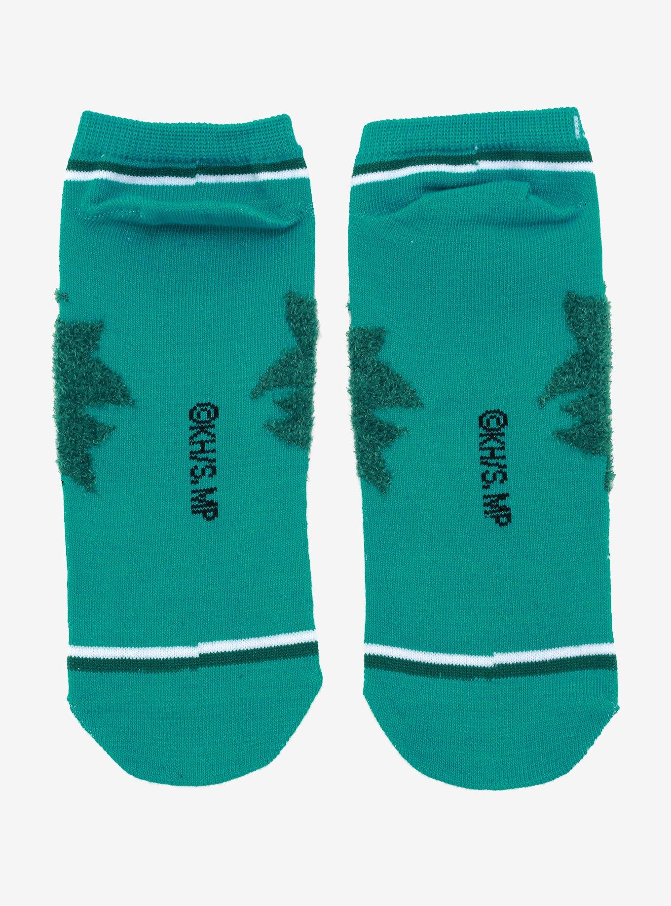 My Hero Academia Izuku Midoriya Fuzzy No-Show Socks, , alternate