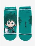 My Hero Academia Izuku Midoriya Fuzzy No-Show Socks, , alternate