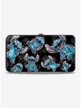 Disney Lilo & Stitch Scattered Hibiscus Hinged Wallet, , alternate