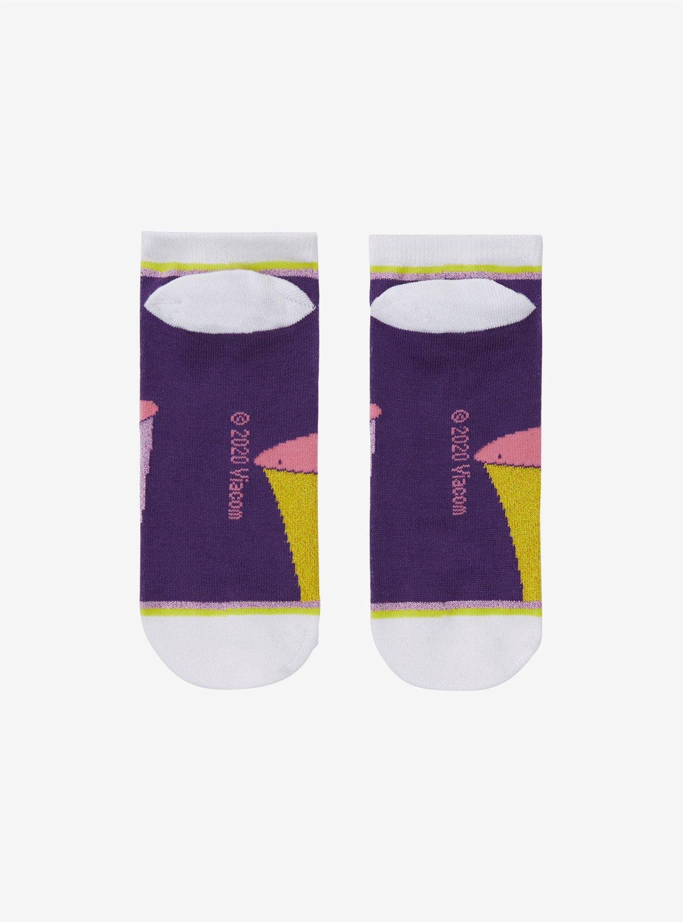 SpongeBob SquarePants Patrick Sparkle No-Show Socks, , alternate - view 2
