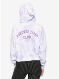 Forever Tired Club Tie-Dye Girls Crop Hoodie, WHITE, alternate