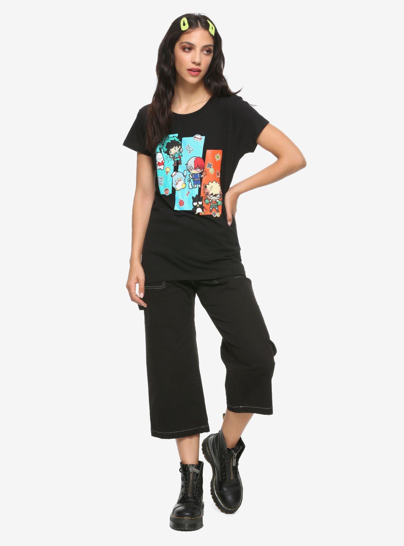 My Hero Academia X Hello Kitty And Friends Hero Trio Girls T-Shirt, MULTI, alternate