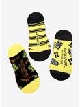 Harry Potter Hufflepuff No-Show Sock Set - BoxLunch Exclusive, , alternate