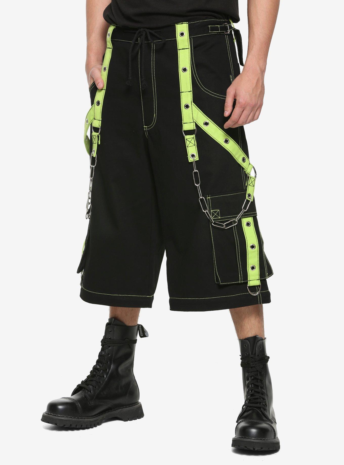 Tripp Black & Blue Chain Zip-Off Pants, Hot Topic