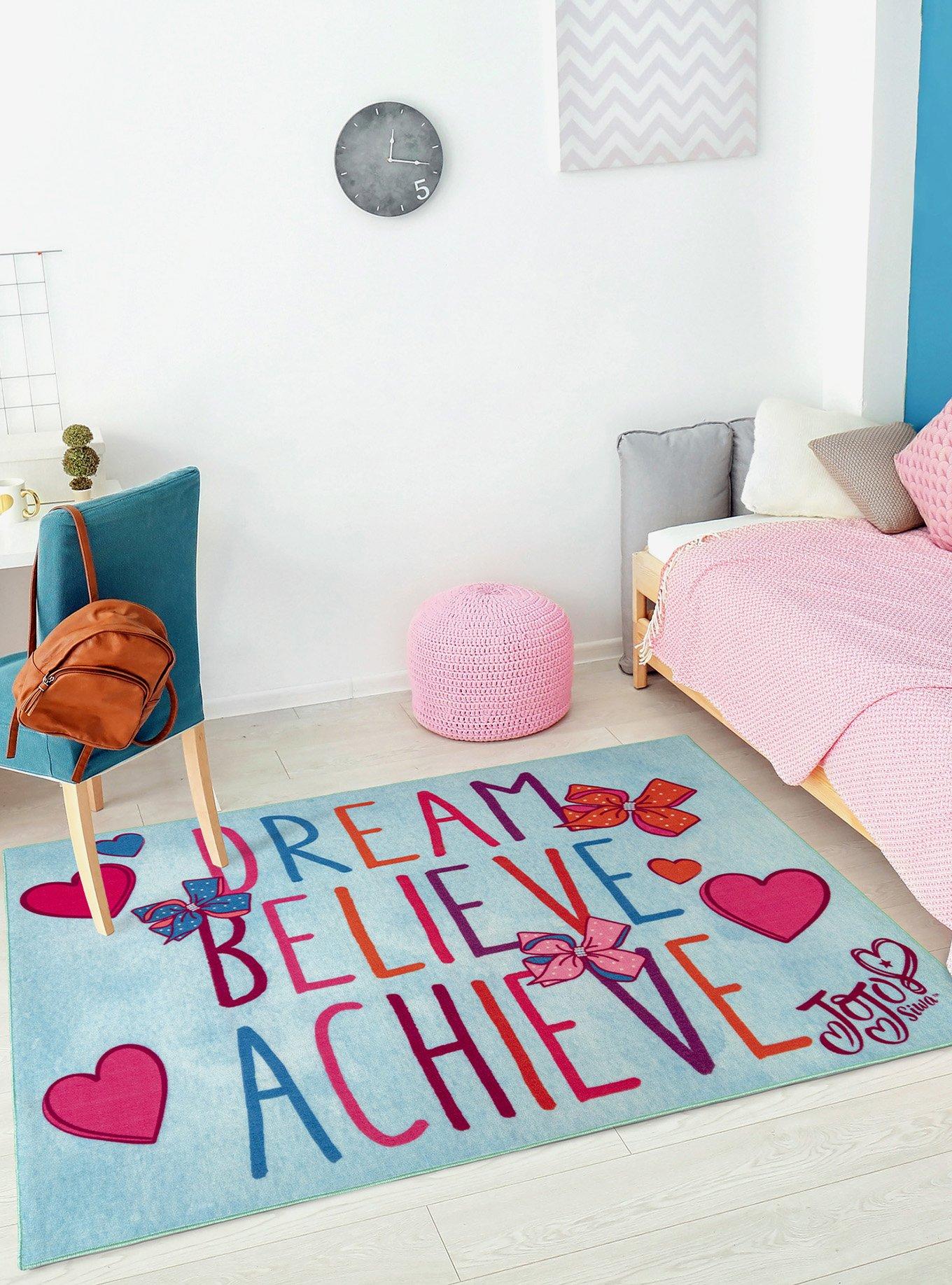 Jo Jo Siwa Dream Believe Achieve Rug, , alternate