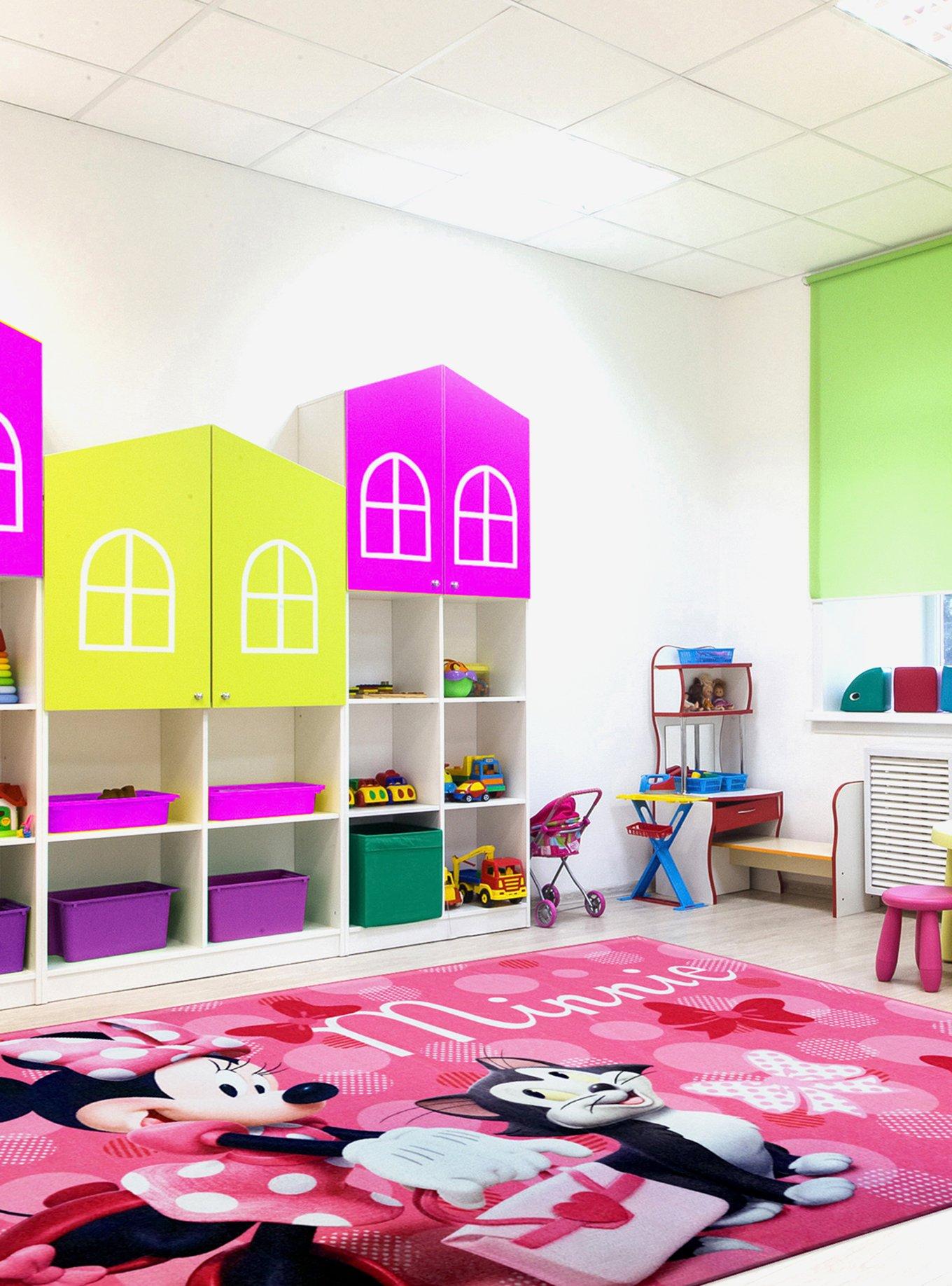 Disney Minnie and Figaro Pink Rug, , alternate