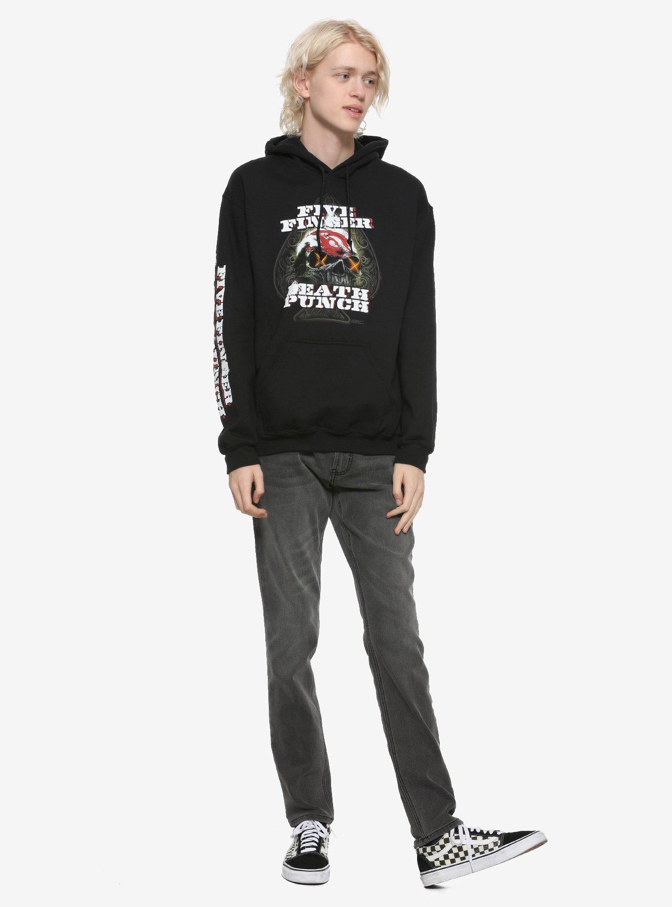 Five Finger Death Punch Ace Of Spades Hoodie, BLACK, alternate