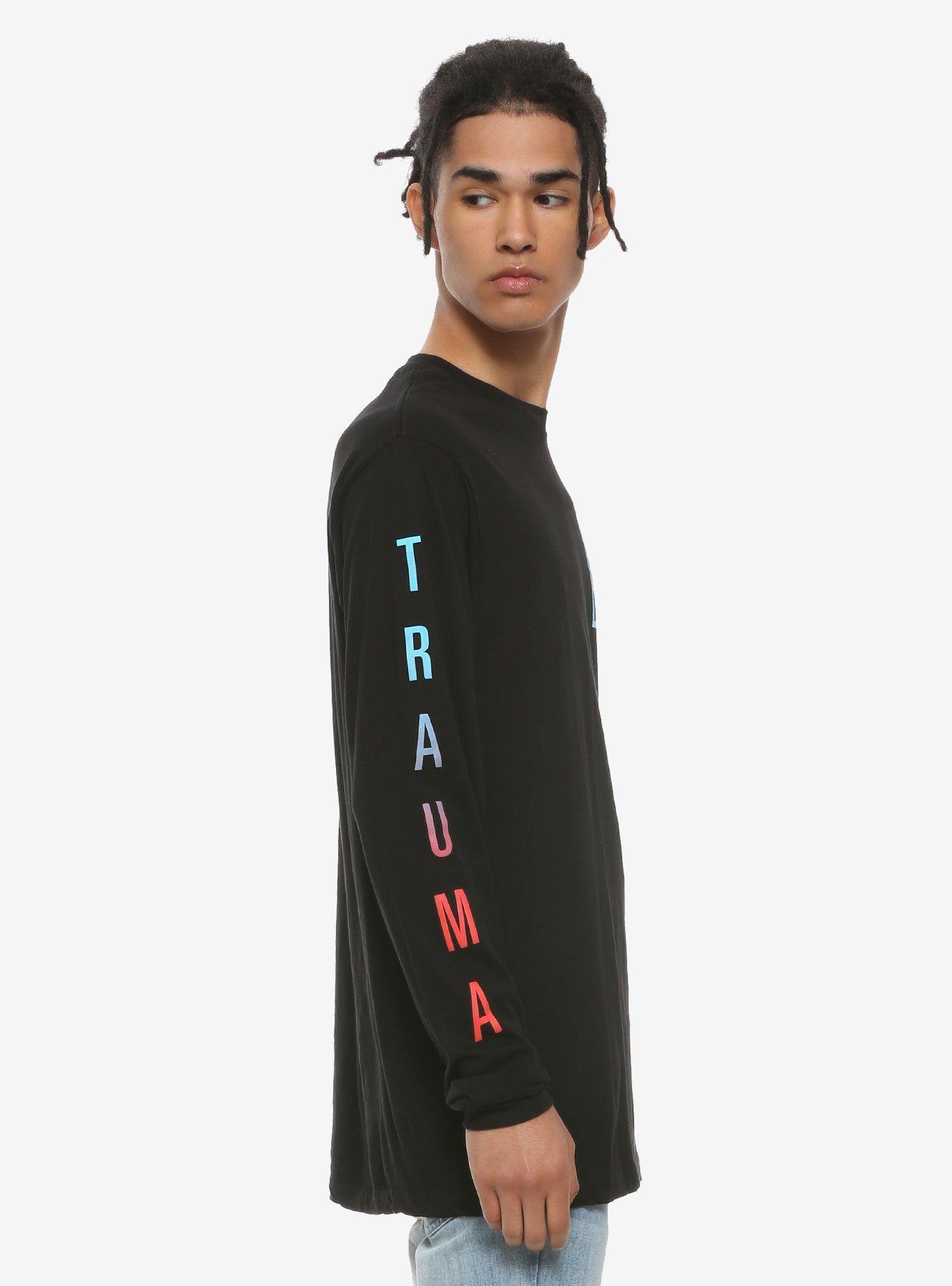 I Prevail Trauma Long-Sleeve T-Shirt, BLACK, alternate