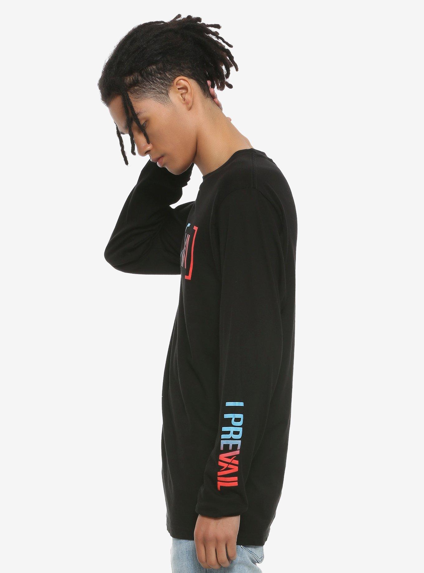 I Prevail Trauma Long-Sleeve T-Shirt, BLACK, alternate