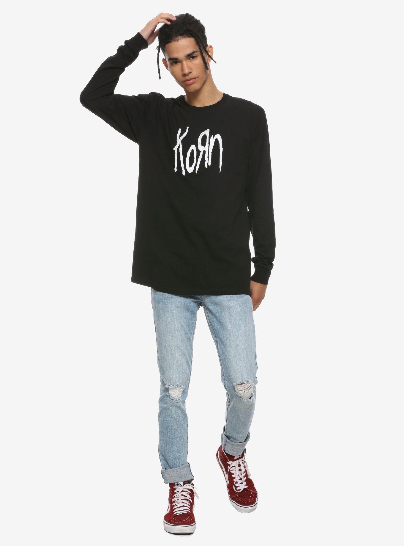 Korn The Nothing Album Art Long-Sleeve T-Shirt, BLACK, alternate