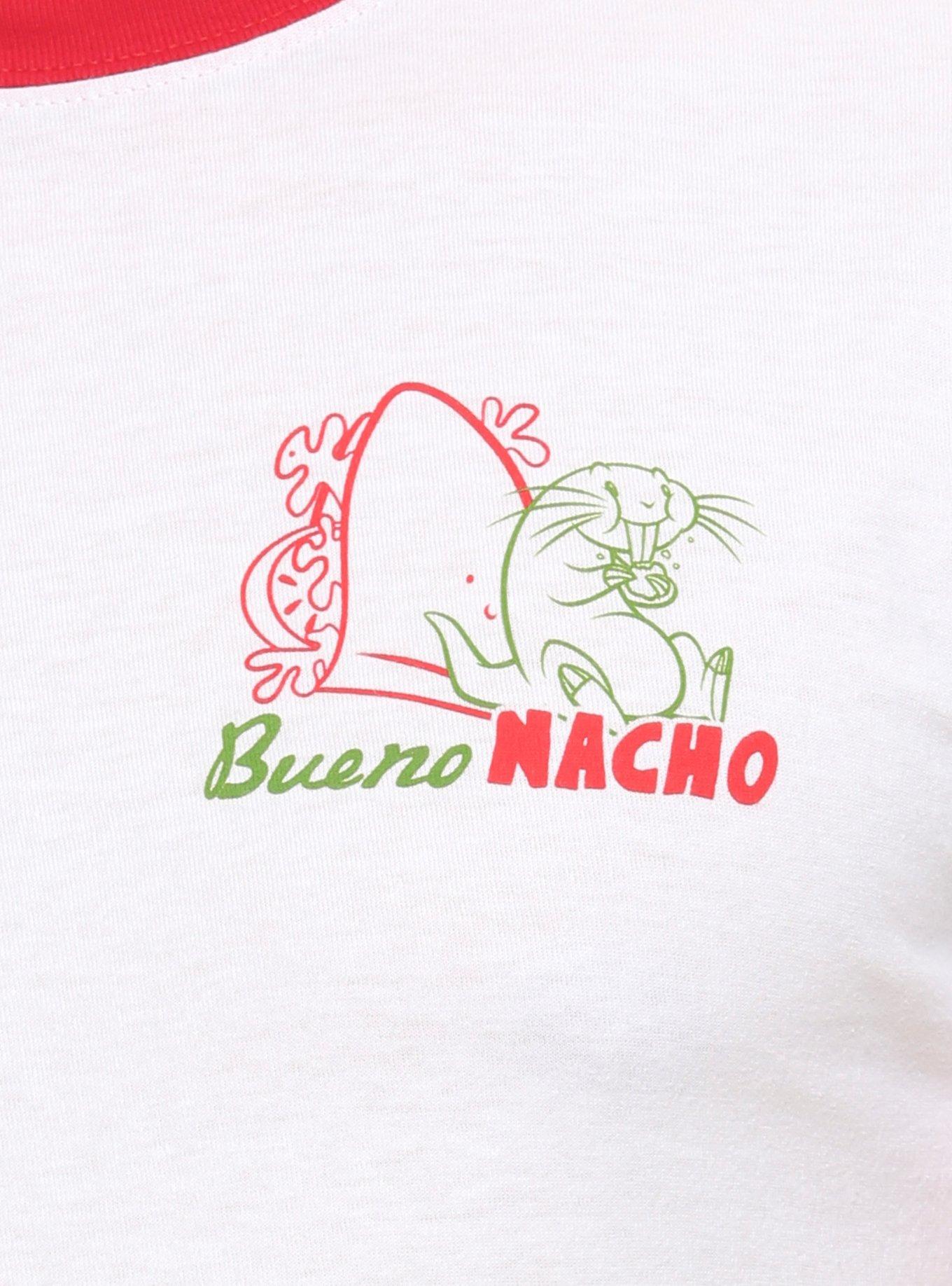 Kim Possible Bueno Nacho Ringer T-Shirt, WHITE, alternate