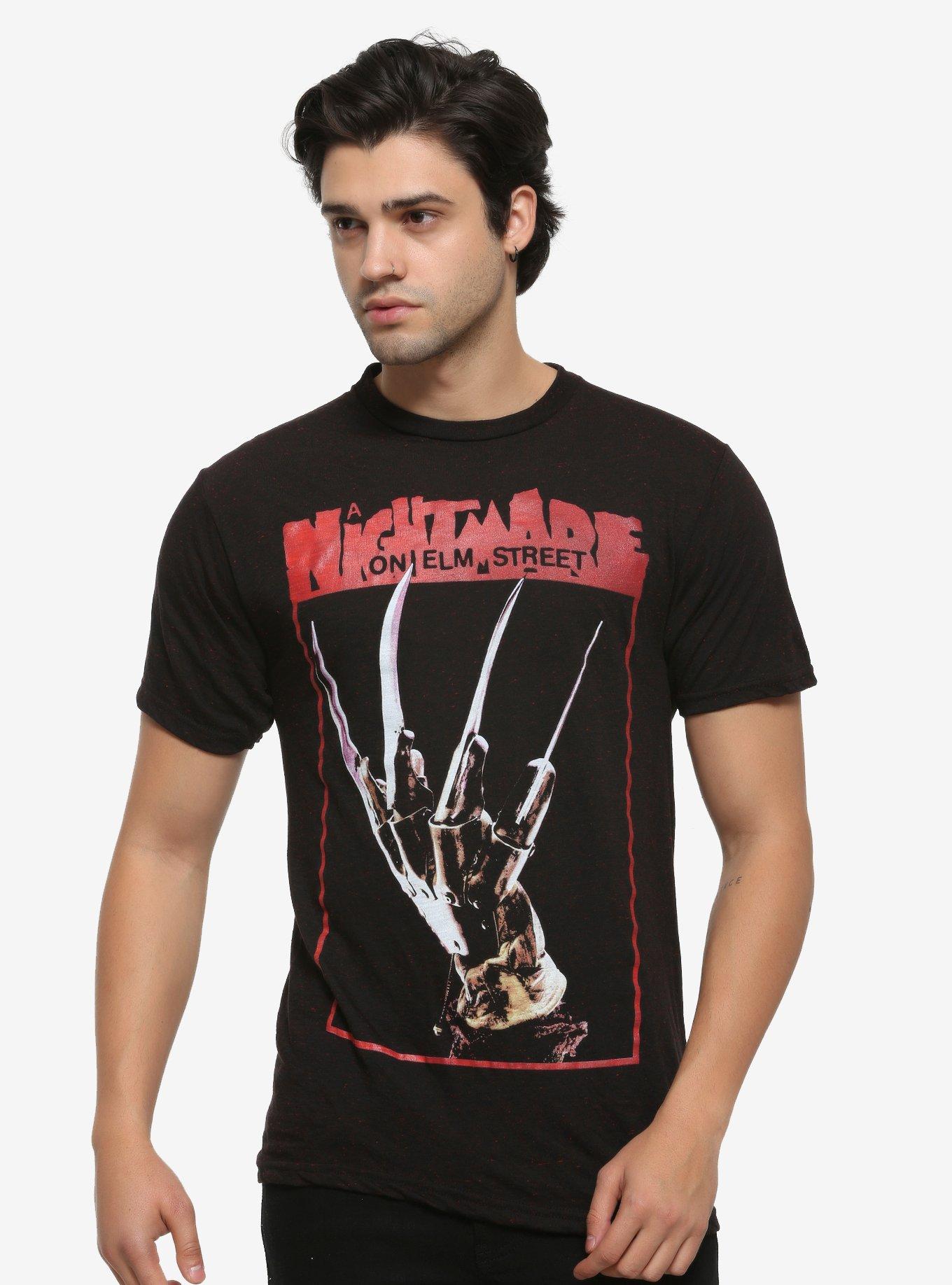 A Nightmare On Elm Street Freddy's Fingers Red Heathered T-Shirt, MULTI, alternate