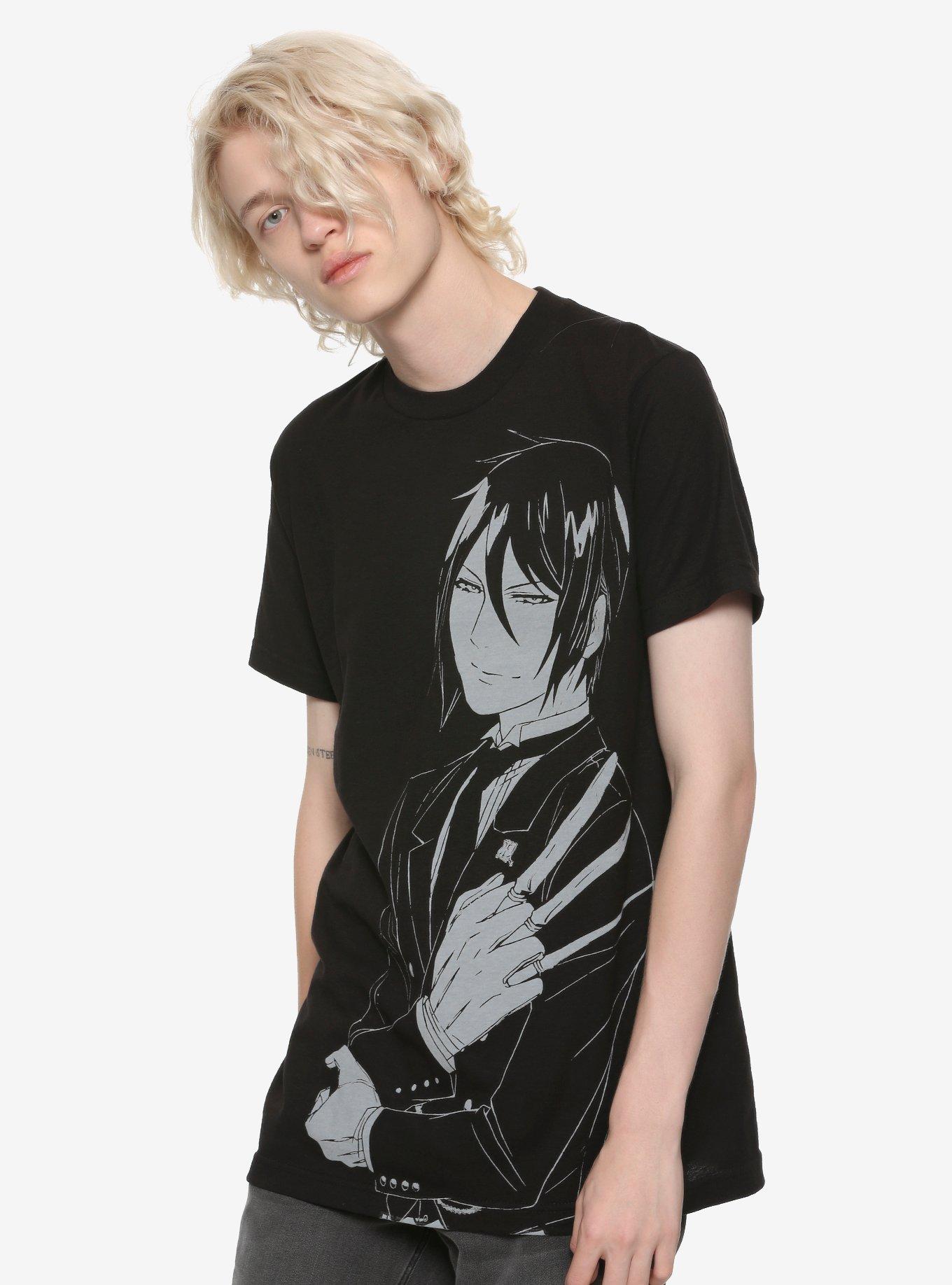 Black Butler Sebastian & William T-Shirt, , alternate