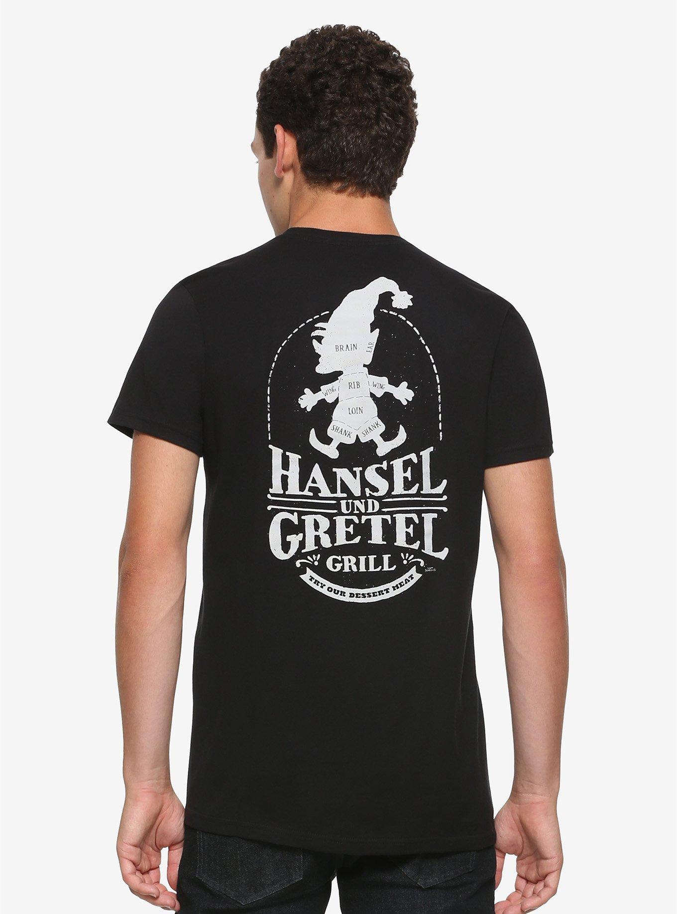 Disenchantment Hansel & Gretel Grill T-Shirt, GREY, alternate