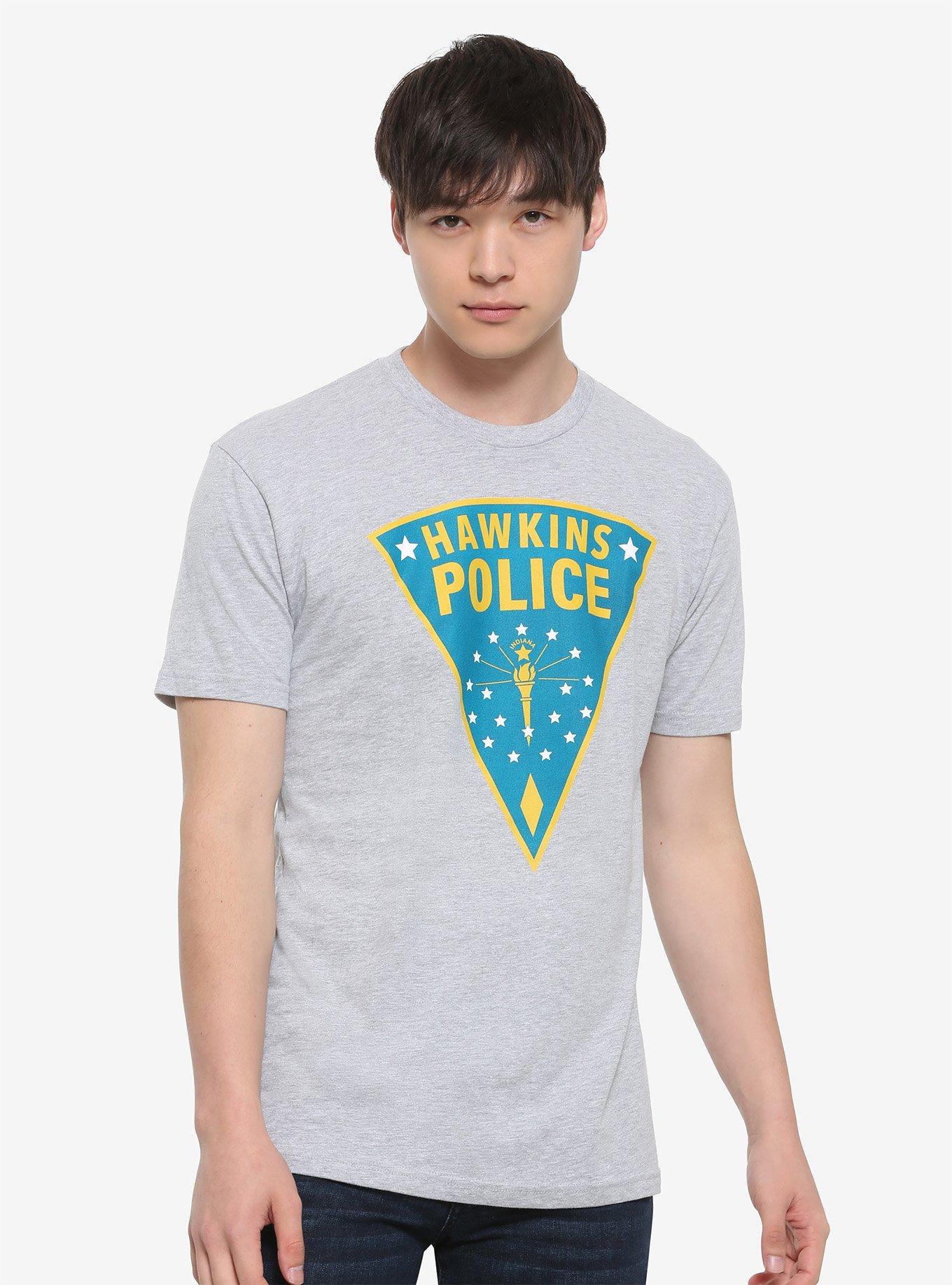 Stranger Things Hawkins Police T-Shirt, MULTI, alternate