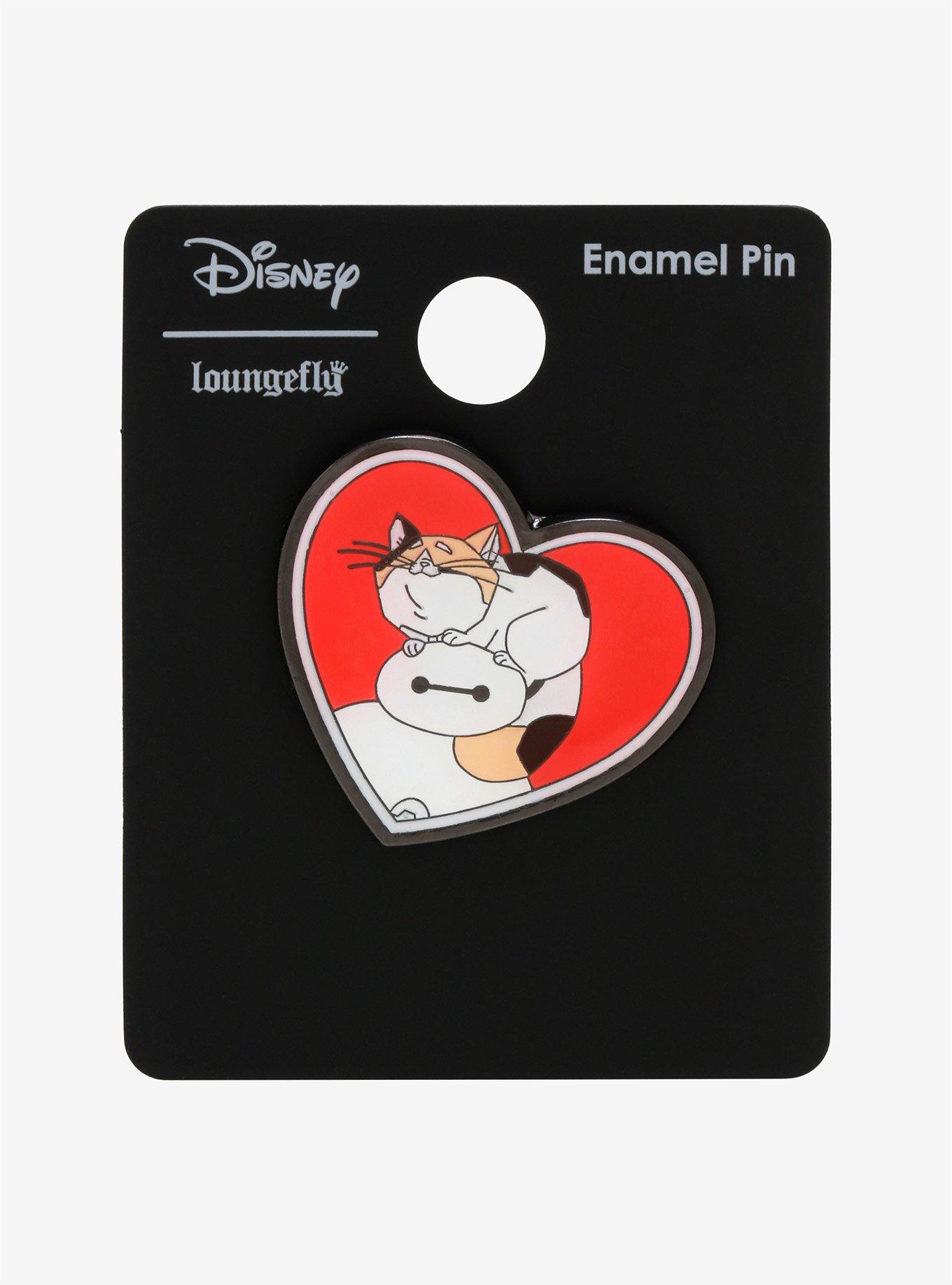 Loungefly Disney Big Hero 6 Baymax Mochi Heart Enamel Pin - BoxLunch Exclusive, , alternate