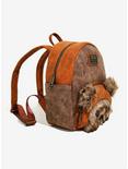 Loungefly Star Wars Wicket Ewok Suede Mini Backpack - BoxLunch Exclusive, , alternate