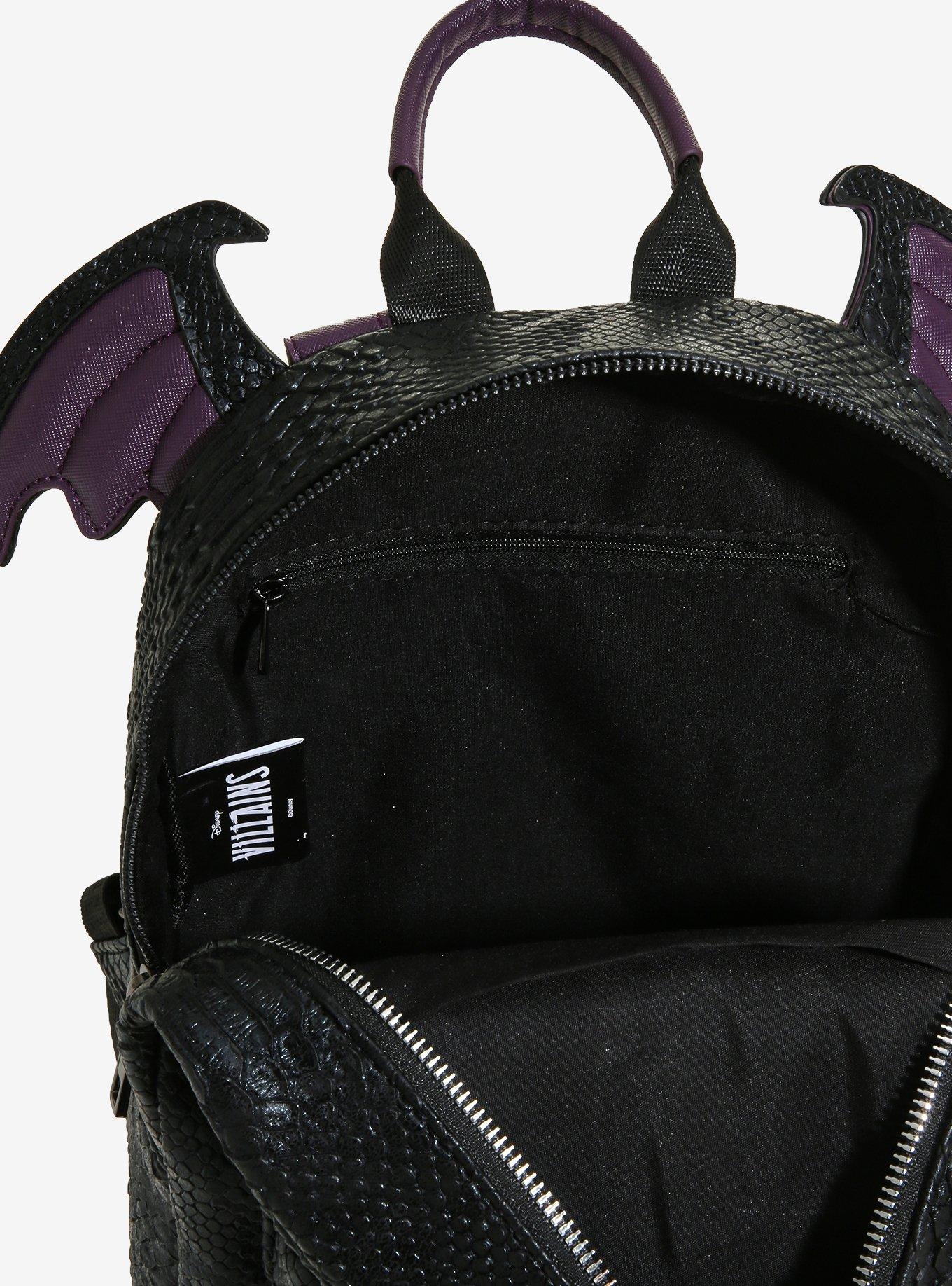 NWT Loungefly Disney Villains Maleficent Dragon Mini Backpack *New