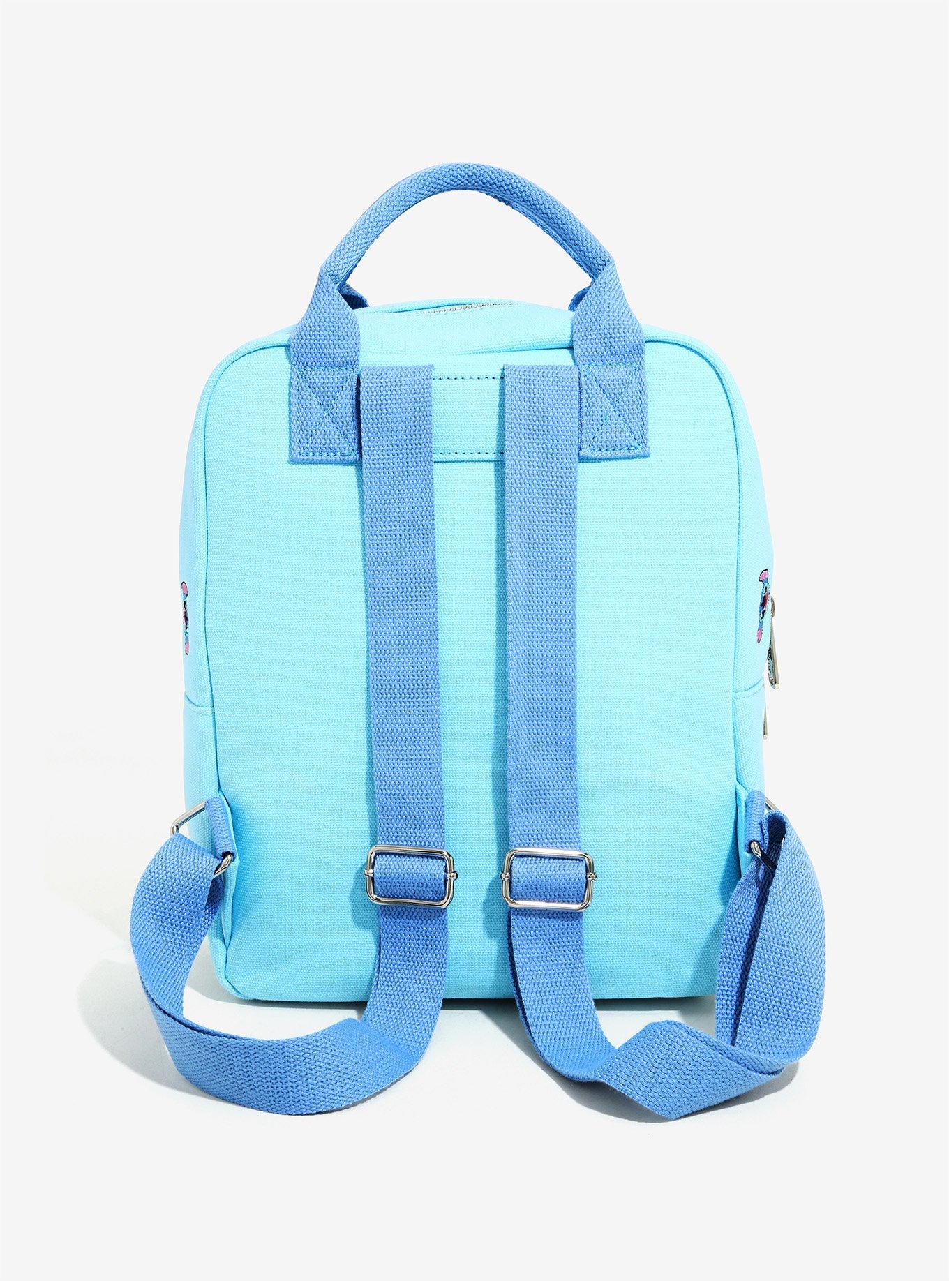 Loungefly Disney Lilo & Stitch Heads Canvas Mini Backpack | BoxLunch