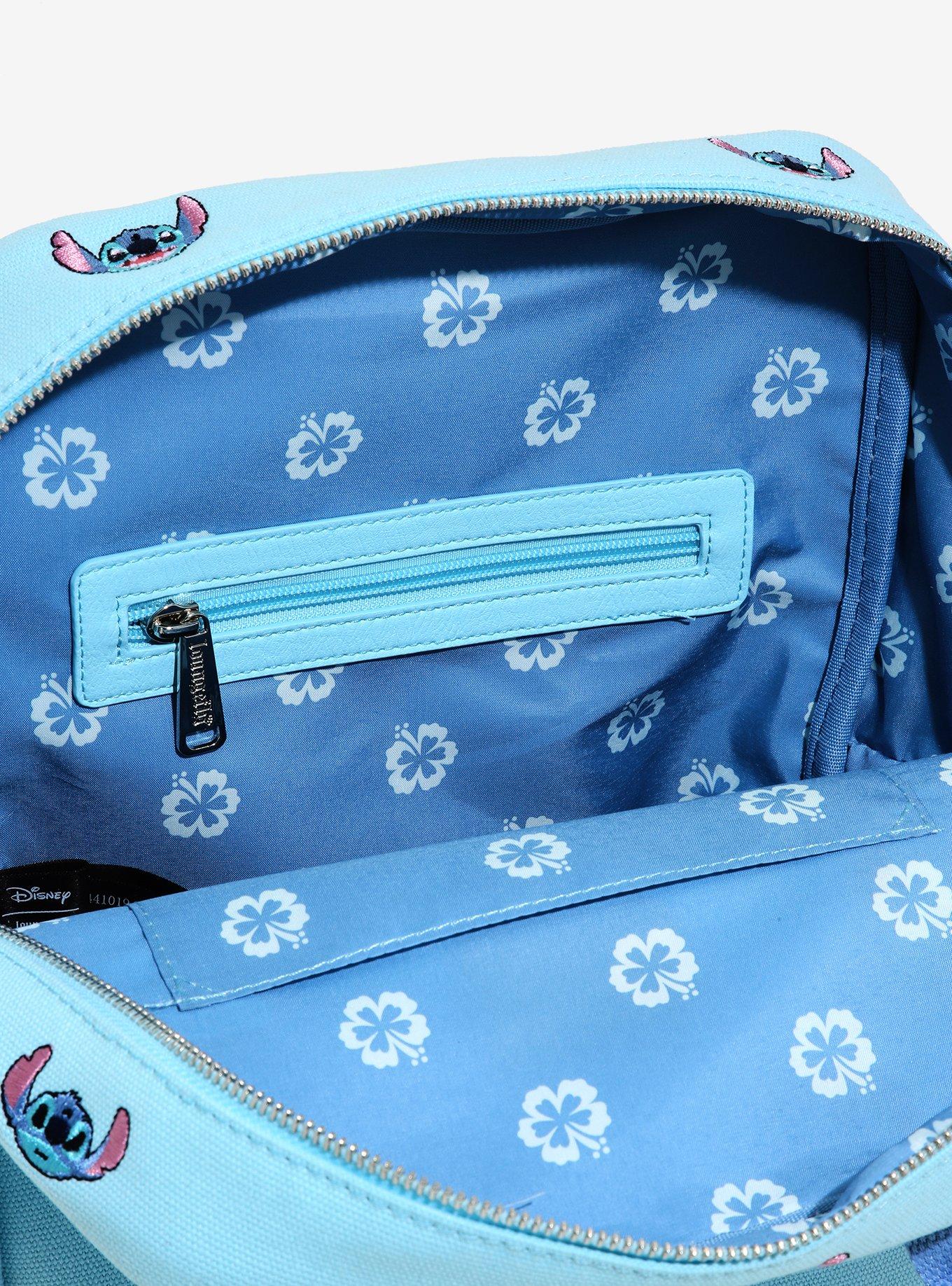 Loungefly Disney Lilo & Stitch Heads Canvas Mini Backpack, , alternate
