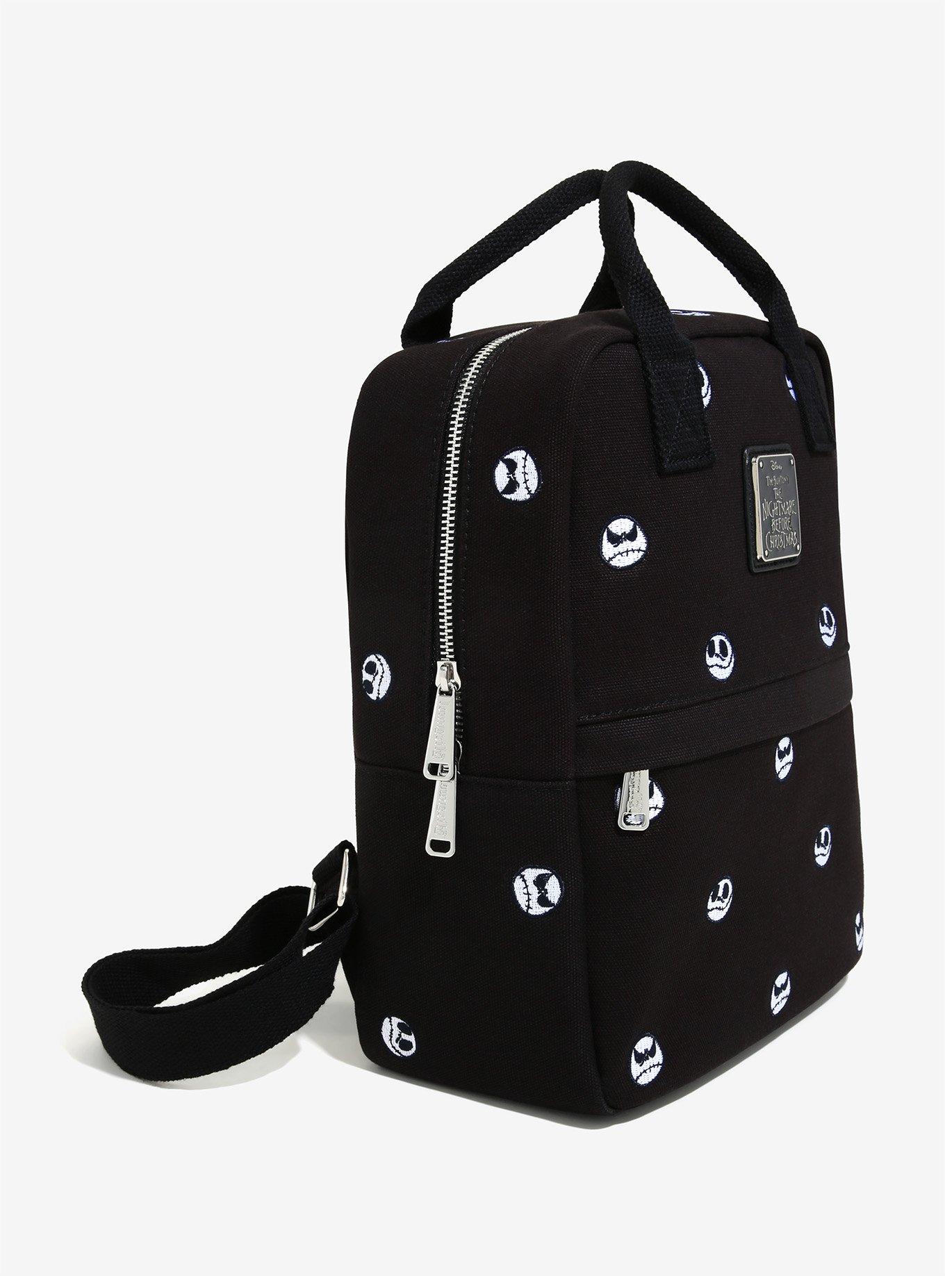 Loungefly Disney The Nightmare Before Christmas Jack Heads Canvas Mini Backpack, , alternate