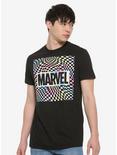 Marvel Warped Check Logo T-Shirt, MULTI, alternate