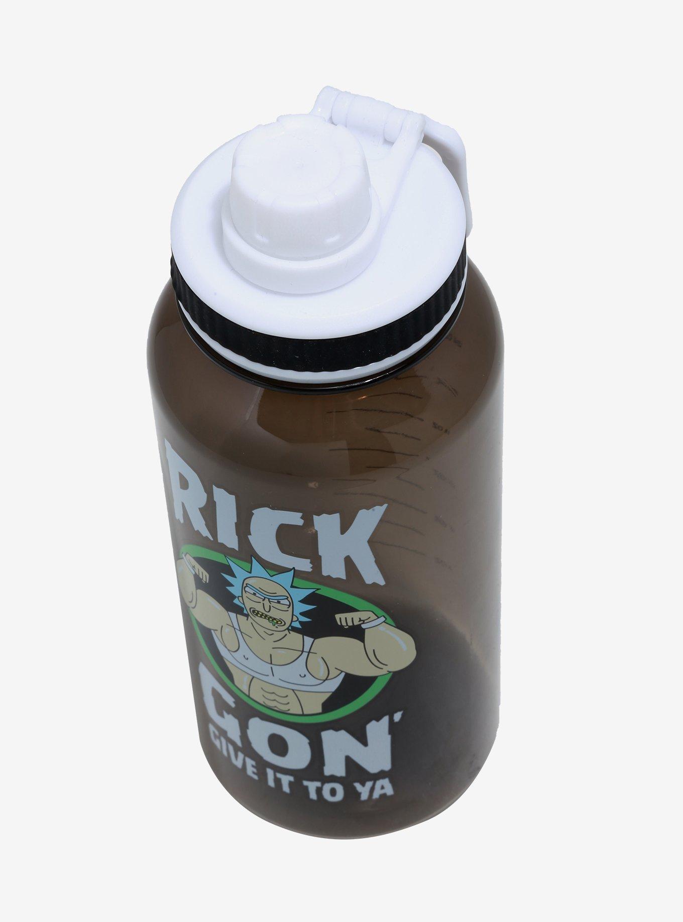 Rick And Morty Rick Gon' Give It To Ya Water Bottle, , alternate