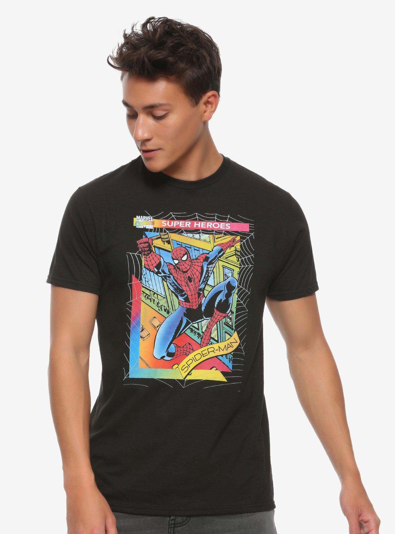 Marvel Spider-Man Superheroes T-Shirt, MULTI, alternate