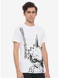 My Hero Academia Bakugo Line Art T-Shirt, BLACK, alternate